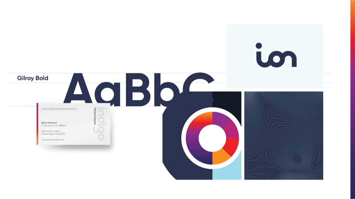 Indigo technologies brand identity elements