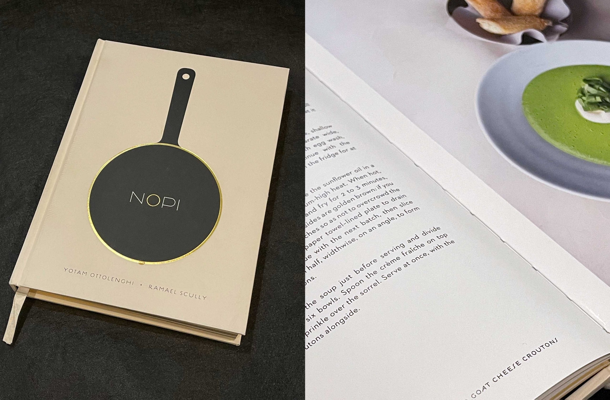NOPI cookbook cover and inset photograph