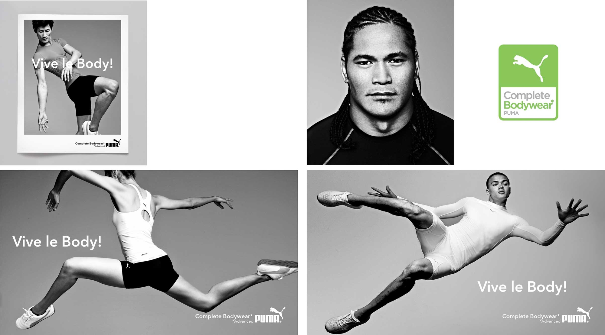 Puma - Vive le Body ad layouts