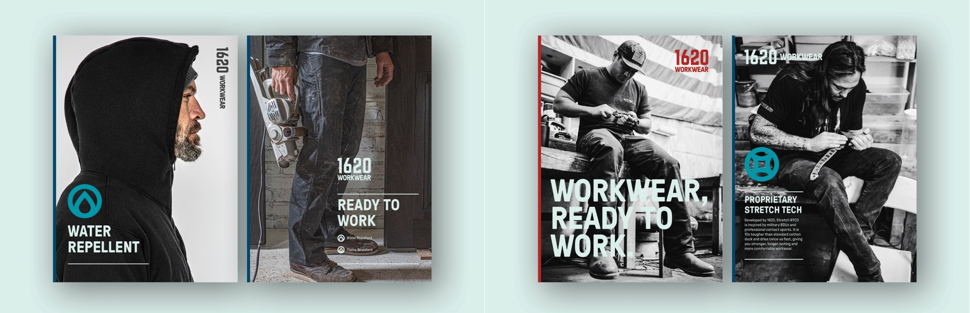 1620 Workwear ad design