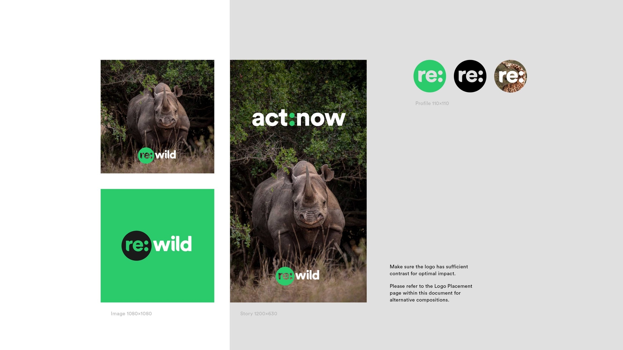 Re:wild ad mockups