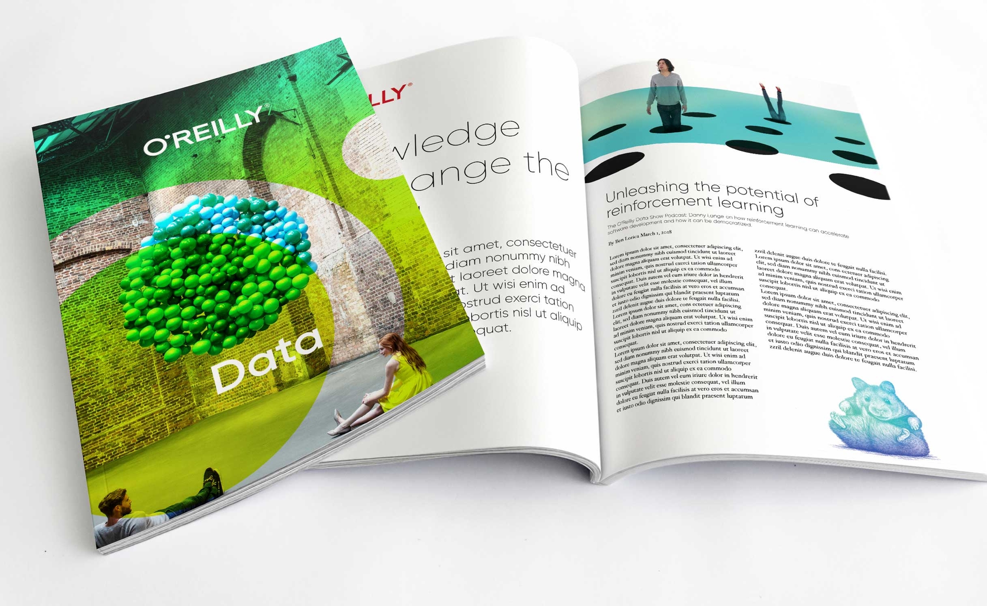 O'Reilly magazine ad design exploration