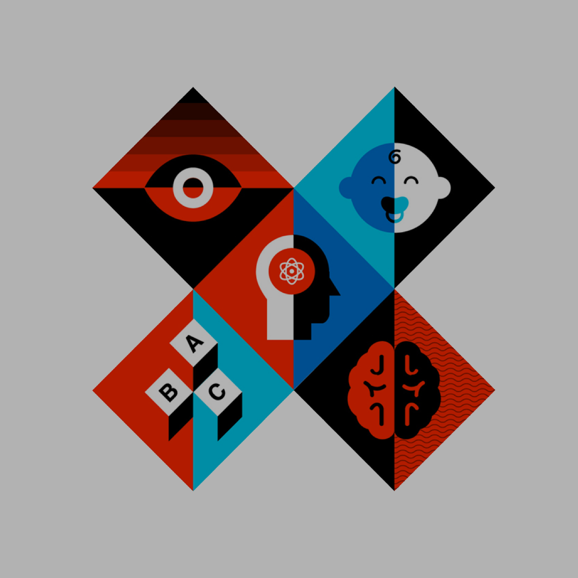 Ted X logo with custom icons